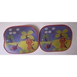 Twin‎ Pack Animals Car window Sun shades Screen Mesh Kids Children